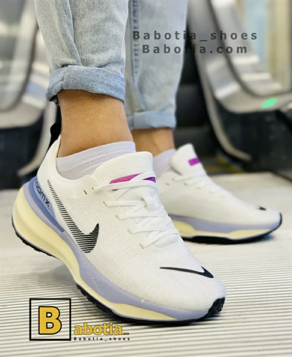 کتونی و کفش اسپرت نایک زوم ایکس اینوینسیبل ران۳ سفید مردانه و پسرانه