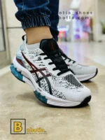 کتونی و کفش اسپرت اسیکس کینسی پلاست ژله‌ای سفید مردانه و پسرانه