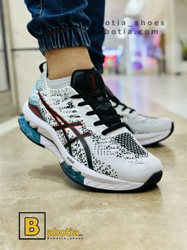 کتونی و کفش اسپرت اسیکس کینسی پلاست ژله‌ای سفید مردانه و پسرانه