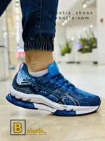 کتونی و کفش اسپرت اسیکس کینسی پلاست ژله‌ای آبی مردانه و پسرانه