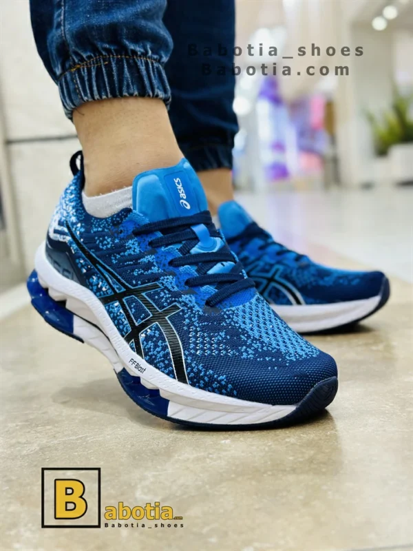 کتونی و کفش اسپرت اسیکس کینسی پلاست ژله‌ای آبی مردانه و پسرانه