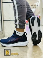 کتونی و کفش اسپرت اسیکس نیمباس GEL _ NUMBUS 25 سرمه ای مردانه و پسرانه