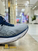 کتونی و کفش اسپرت اسیکس نیمباس GEL _ NUMBUS 25 طوسی مردانه و پسرانه