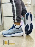 کتونی و کفش اسپرت اسیکس نیمباس GEL _ NUMBUS 25 طوسی مردانه و پسرانه