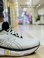 کتونی و کفش اسپرت اسیکس نیمباس GEL _ NUMBUS 25 سفید مردانه و پسرانه