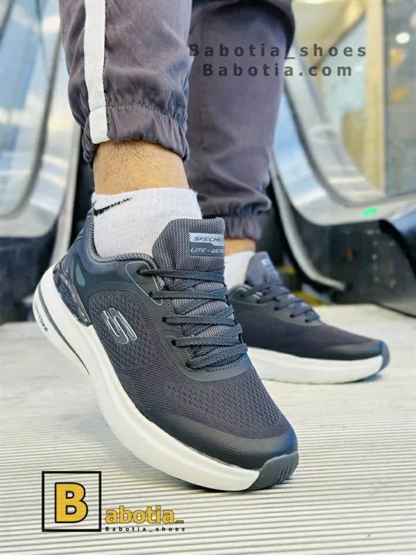 کتونی و کفش اسپرت اسکیچرز GORUN طوسی مردانه و پسرانه