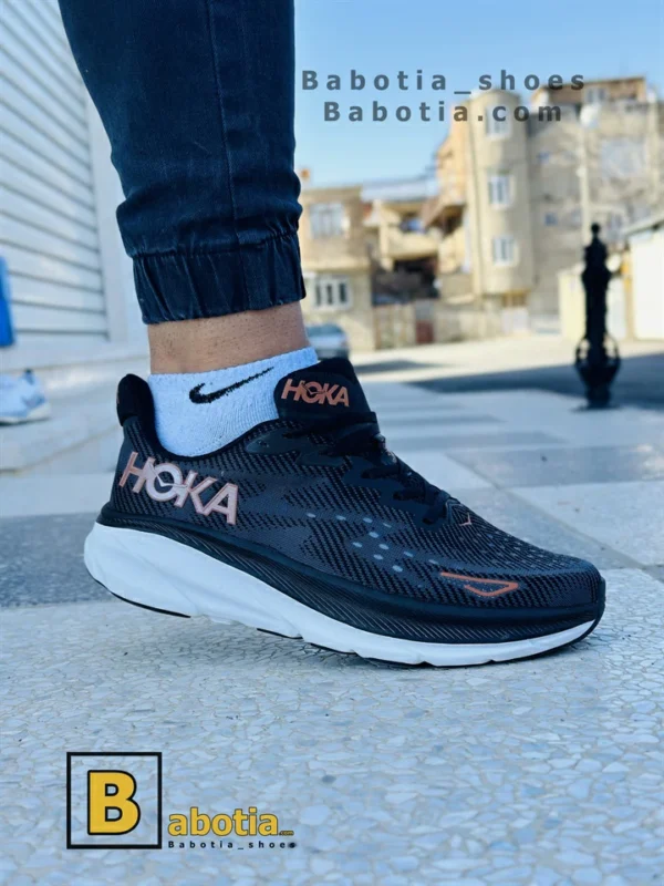 کتونی و کفش اسپرت هوکا کلیفتون 9 مشکی مردانه و پسرانه