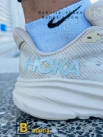 کتونی و کفش اسپرت هوکا کلیفتون 9 کرم مردانه و پسرانه