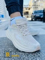 کتونی و کفش اسپرت هوکا کلیفتون 9 کرم مردانه و پسرانه