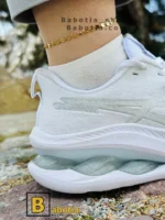 کتونی و کفش اسپرت اسیکس ژل کینسی مکس (Asics GEL-KINSEI MAX) سفید زنانه و دخترانه