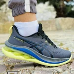 کتونی و کفش اسپرت اسیکس ژل کینسی مکس (Asics GEL-KINSEI MAX) فسفری مردانه و پسرانه