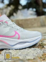 کتونی و کفش اسپرت نایک zoom (لبخند😀 ) طوسی زنانه و دخترانه