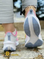 کتونی و کفش اسپرت نایک zoom (لبخند😀 ) طوسی زنانه و دخترانه