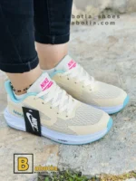 کتونی و کفش اسپرت نایک zoom کرم زنانه و دخترانه