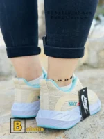 کتونی و کفش اسپرت نایک zoom کرم زنانه و دخترانه