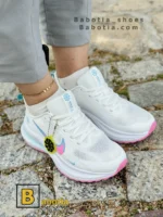 کتونی و کفش اسپرت نایک ایر زوم فلاور سفید زنانه و دخترانه