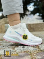 کتونی و کفش اسپرت نایک ایر زوم فلاور سفید زنانه و دخترانه