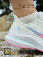 کتونی و کفش اسپرت نایک ایر زوم فلاور سفید زنانه و دخترانه