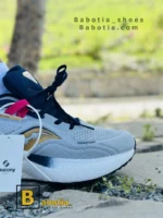 کتونی و کفش اسپرت ساکونی فول ژله طوسی مردانه و پسرانه