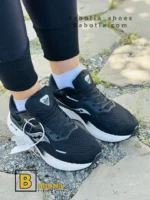 کتونی و کفش اسپرت ساکونی فول ژله مشکی مردانه و پسرانه