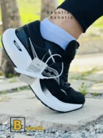 کتونی و کفش اسپرت ساکونی فول ژله مشکی مردانه و پسرانه