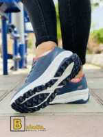 کتونی و کفش اسپرت اسکیچرز مموری فوم سرمه ای زنانه و دخترانه