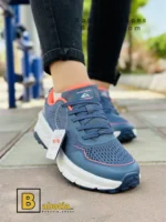 کتونی و کفش اسپرت اسکیچرز مموری فوم سرمه ای زنانه و دخترانه