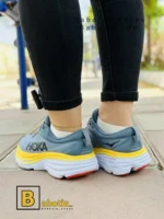 کتونی و کفش اسپرت هوکا باند 8 طوسی زنانه و دخترانه