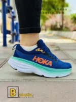 کتونی و کفش اسپرت هوکا باند 8 سرمه ای زنانه و دخترانه