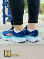 کتونی و کفش اسپرت هوکا باند 8 سرمه ای زنانه و دخترانه