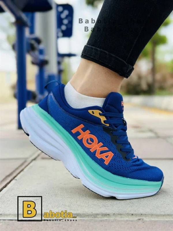 کتونی و کفش اسپرت هوکا باند 8 سرمه ای زنانه و دخترانه