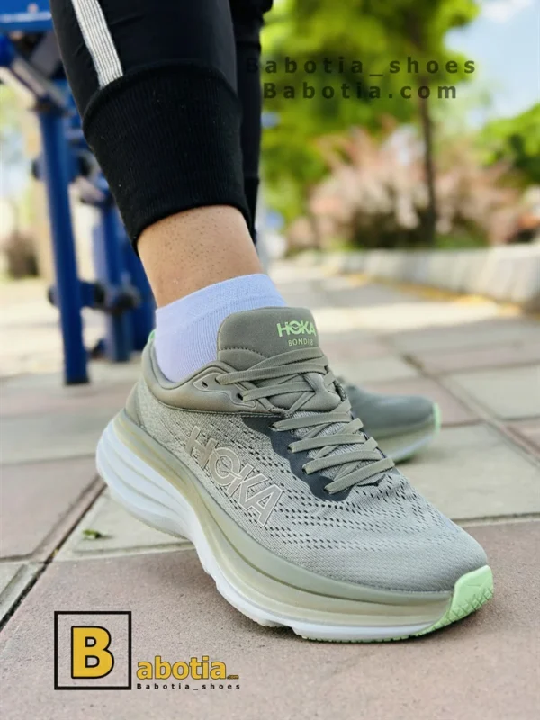 کتونی و کفش اسپرت هوکا باند 8 زیتونی مردانه و پسرانه