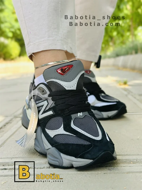 کتونی و کفش اسپرت نیوبالانس 9060 مشکی زنانه و دخترانه