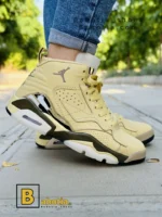 کتونی و کفش اسپرت نایک جردن 2023 کرم زنانه و دخترانه
