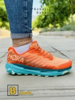 کتونی و کفش اسپرت هوکا تورنت 2 (Hoka torrent 2) نارنجی زنانه و دخترانه