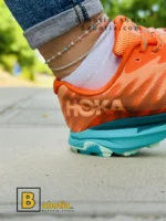 کتونی و کفش اسپرت هوکا تورنت 2 (Hoka torrent 2) نارنجی زنانه و دخترانه