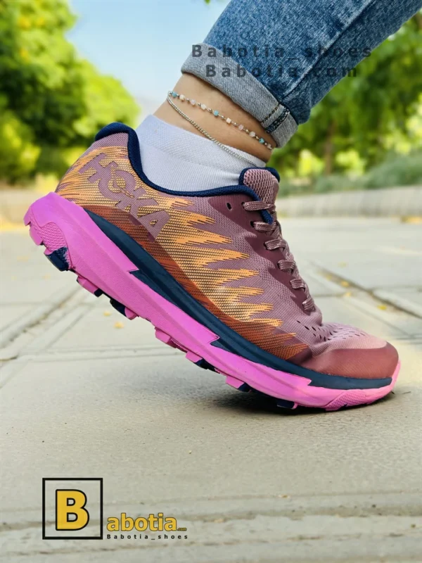 کتونی و کفش اسپرت هوکا تورنت 2 (Hoka torrent 2) بنفش زنانه و دخترانه