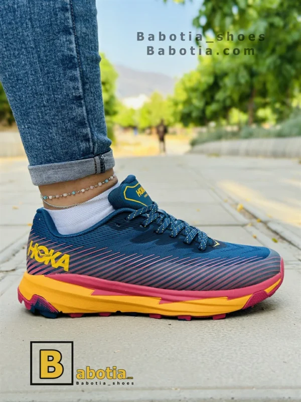 کتونی و کفش اسپرت هوکا تورنت 2 (Hoka torrent 2) سرمه ای زنانه و دخترانه