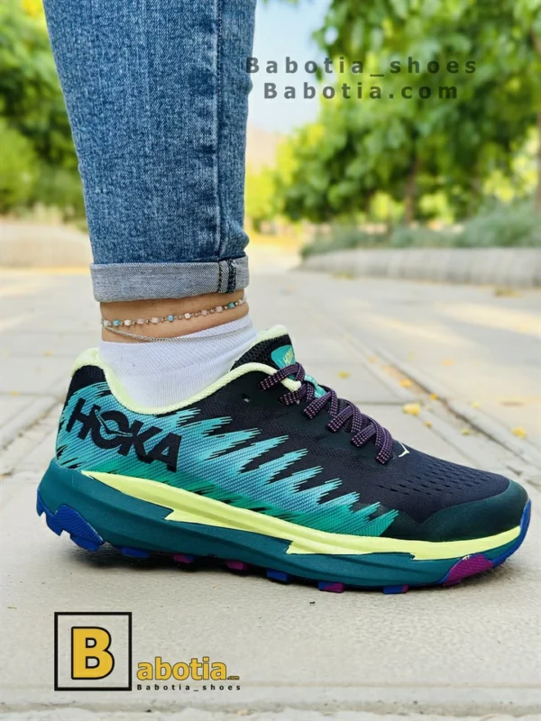 کتونی و کفش اسپرت هوکا تورنت 2 (Hoka torrent 2) سرمه ای زنانه و دخترانه