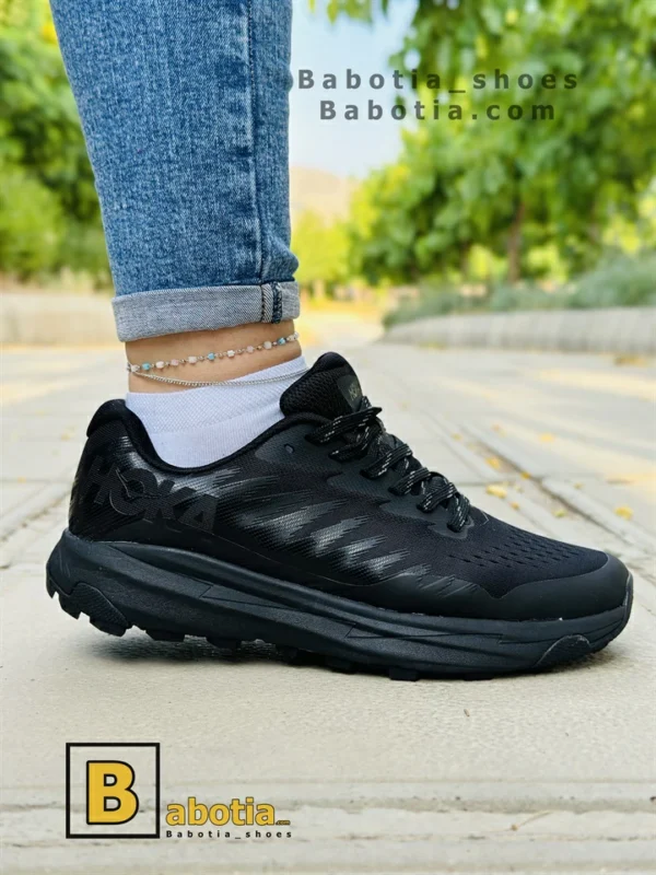 کتونی و کفش اسپرت هوکا تورنت 2 (Hoka torrent 2) مشکی زنانه و دخترانه