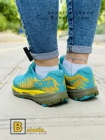 کتونی و کفش اسپرت هوکا تورنت 2 (Hoka torrent 2) فیروزه ای زنانه و دخترانه