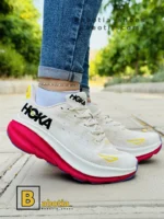 کتونی و کفش اسپرت هوکا کلیفتون 9 کرم زنانه و دخترانه