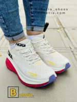 کتونی و کفش اسپرت هوکا کلیفتون 9 کرم زنانه و دخترانه