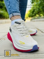 کتونی و کفش اسپرت هوکا کلیفتون 9 کرم زنانه و دخترانه