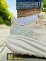 کتونی و کفش اسپرت هوکا کلیفتون 9 کرم زنانه و دخترانه