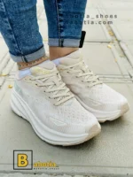 کتونی و کفش اسپرت هوکا کلیفتون 9 کرم زنانه و دخترانه