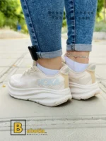 کتونی و کفش اسپرت هوکا کلیفتون 9 کرم زنانه و دخترانه