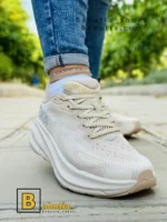 کتونی و کفش اسپرت هوکا کلیفتون 9 کرم زنانه و دخترانه