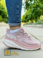 کتونی و کفش اسپرت هوکا کلیفتون 9 صورتی زنانه و دخترانه