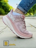 کتونی و کفش اسپرت هوکا کلیفتون 9 صورتی زنانه و دخترانه